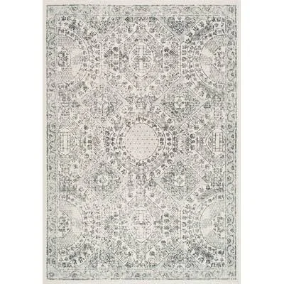 London Oriental Gray Area Rug One Allium Way Rug Size: Rectangle 9& x 12&