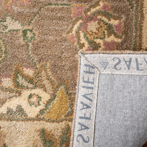 Safavieh Heritage HG343A Area Rug - Green/Gold - Size: 5& x 8&