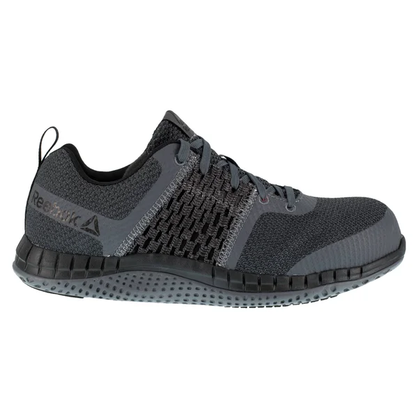 Reebok Work Men's Print Work ULTK RB4248 Composite Toe Shoe - Size: 10, Grey/Black Synthetic
