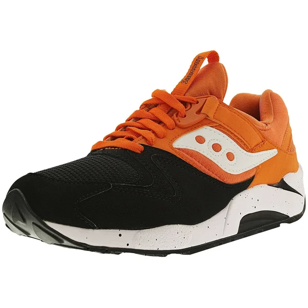 Saucony Originals Men's Grid 9000 Sneaker - Black/Orange