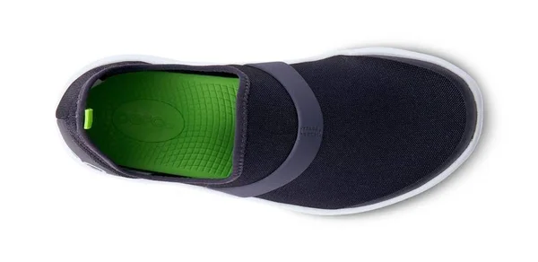 OOFOS OOmg Low Fibre (White/Navy) Women's Shoes