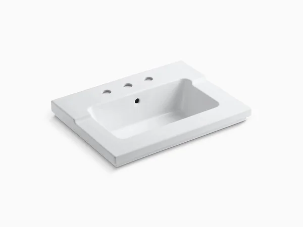 KOHLER K-2979-8-58 Tresham Vanity-Top Bathroom Sink with 8x22 Widespread Faucet Holes - Thunder Grey