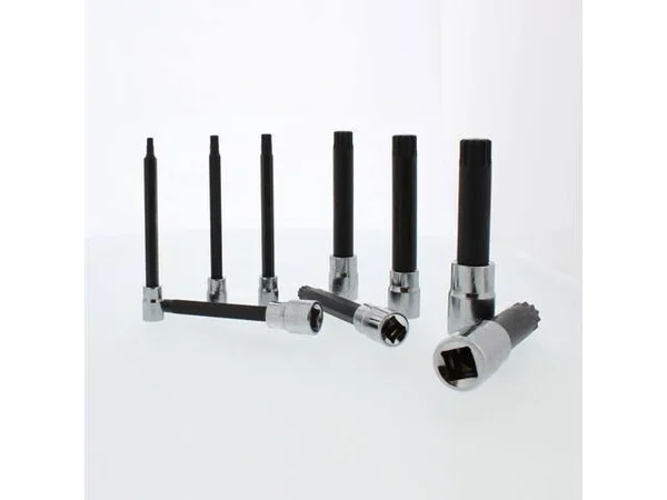 VIM Tools 9 Piece XZN Triple Square - Spline Drive Bit Set
