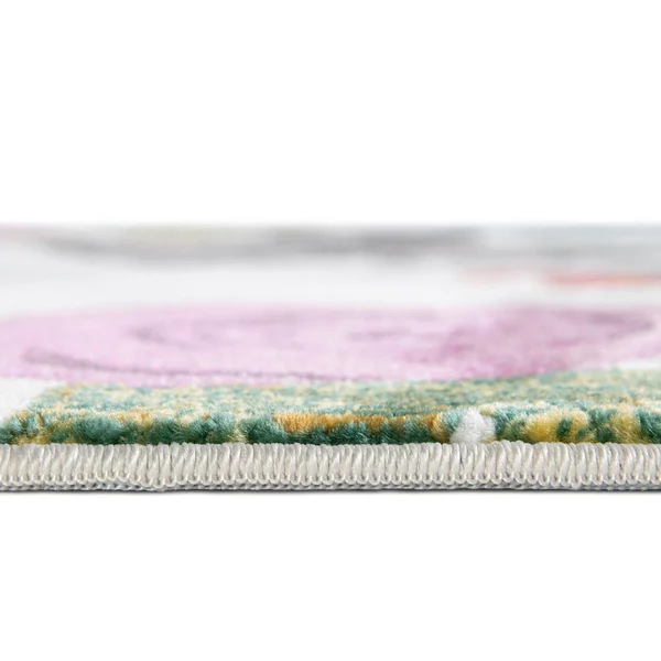 Blossom Ivory 8 ft Square Area Rug