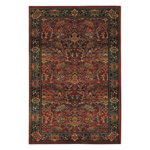 Oriental Weavers Kharma Red 5& 3x22 x 7& 6x22 Area Rug
