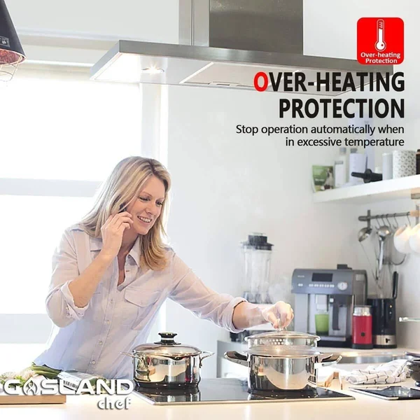 Gasland Chef 30x22 Built-in Induction Stovetop - Vitro Ceramic Surface Electric Cooktop, 4 Burners, Sensor Touch Control, Timer