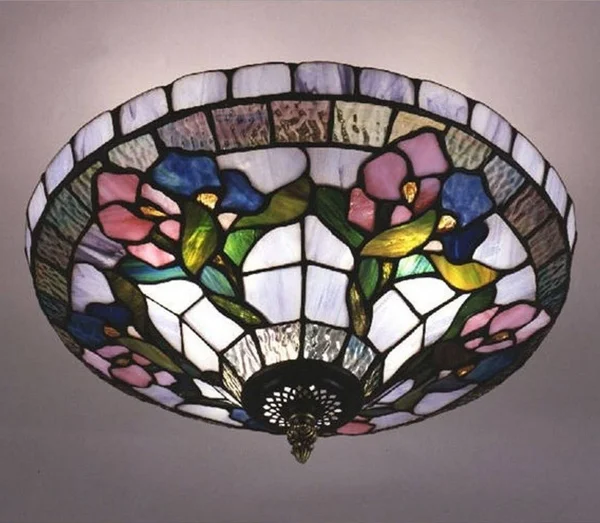 Dale Tiffany 7096/3LTF Hollyhock Flush Mount