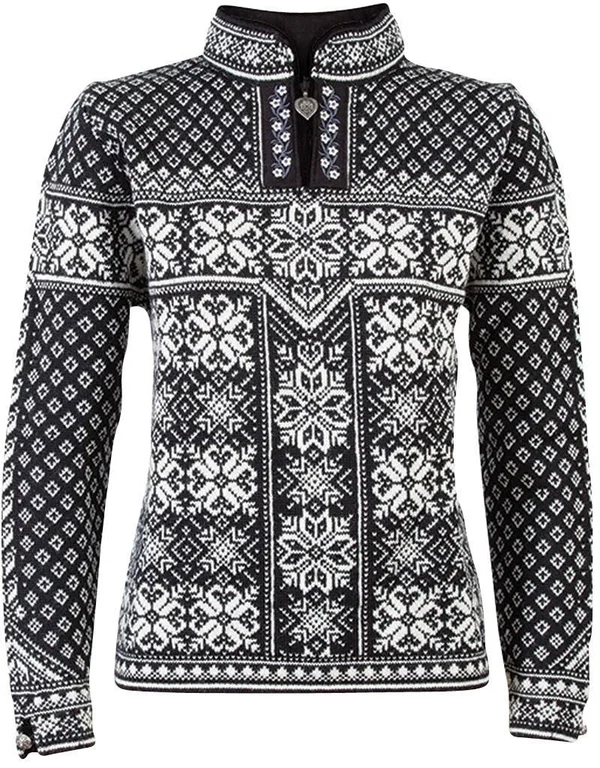 Dale of Norway Peace Feminine Sweater Womens Black/Off White S