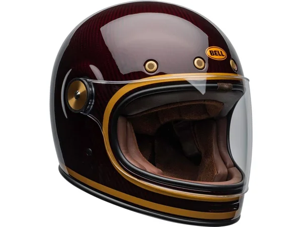 Bell - Helmet Bullitt Carbon Transcend Candy Red - Gold - Size S