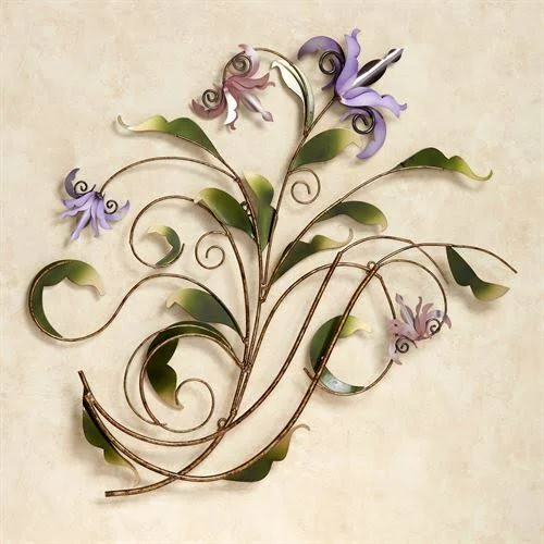 Floria Pastel Metal Wall Sculpture Multi Pastel, Multi Pastel, 29" x 36"