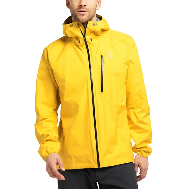 Haglofs L.I.M Jacket Men - Pumpkin Yellow - Rain Jackets XL
