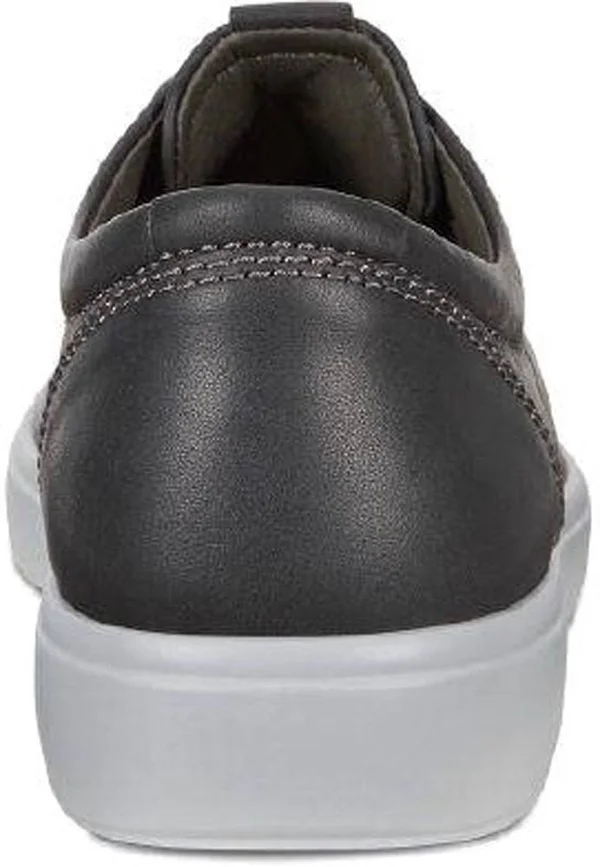 Ecco Men's Soft 7 Premium Tie Sneaker - Titanium, 10-10.5