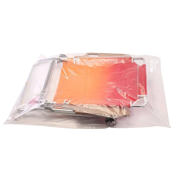 Clear Flat Poly Bags - 52W x 60H - 2 Mil - Case of 100