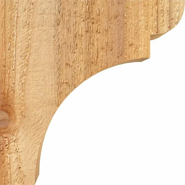 6x22W x 6x22D x 14x22H Yorktown Rough Sawn Corbel, Western Red Cedar