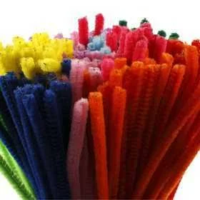 CC Hobby Pipe Cleaners - Thickness 6 mm, L: 30 cm, Asstd Colours, 200m