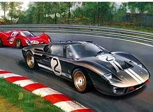 Trumpeter 1/12 Ford GT40 Mk II Car Model Kit