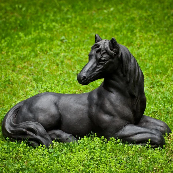 Campania International Charlotte's Choice Horse Garden Statue - Nero Nuovo