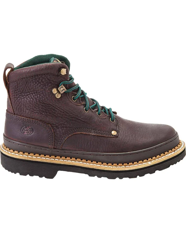 Georgia Giant Women's Steel Toe Work Boot - Size: 11, Brown