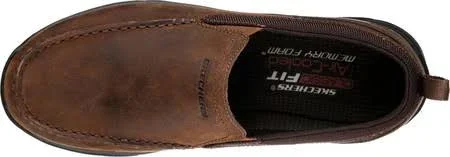 Skechers 65197 Men's Superior 2.0 - Jeveno Slip-On, Brown - 7.5