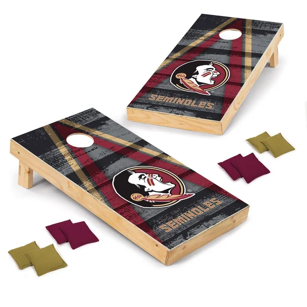 Wild Sports Florida State Seminoles 24 in. W x 48 in. L Cornhole Bag Toss - Multi-Colored