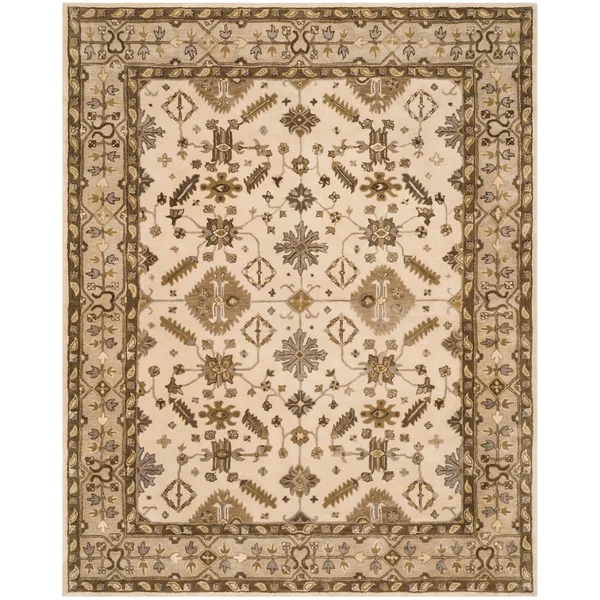 Safavieh Royalty ROY870A Area Rug Cream/Light Grey 8& x 10& Rectangle