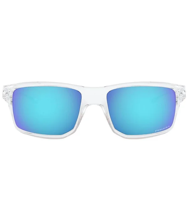 Oakley OO9449 Gibston Sunglasses - 944904 Polished Clear/Prizm Sapphire