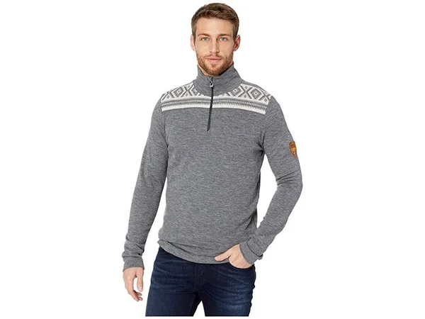 Dale of Norway Cortina Basic Masculine Sweater - Men's Smoke/Black, XL