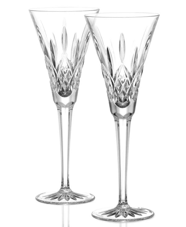 Waterford Lismore Toasting Flute Pair