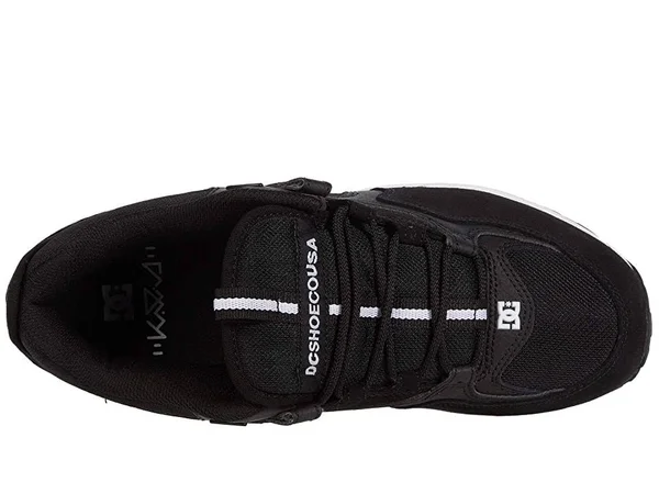 DC Kalis Lite Men's Skate Shoes Black/Black/White : 11.5 D - Medium