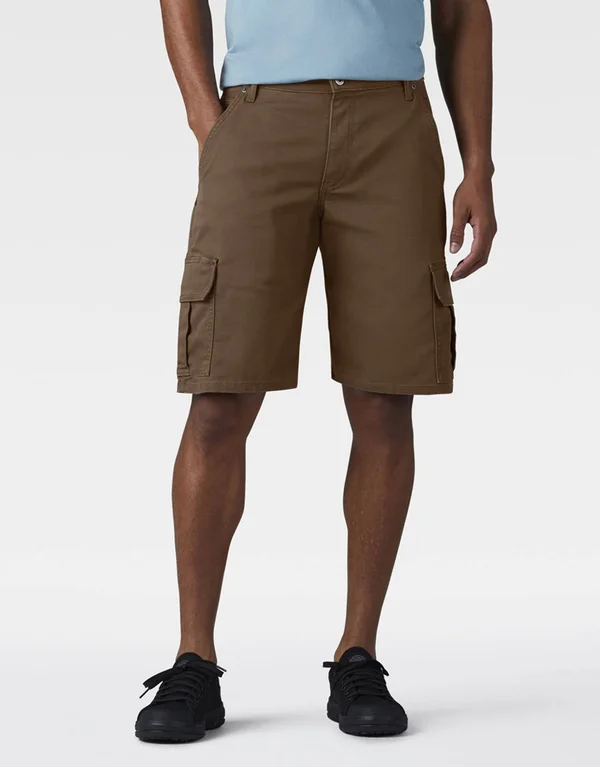 Dickies Men's 11 in. Duck Cargo Shorts - DX902, Timber Brown