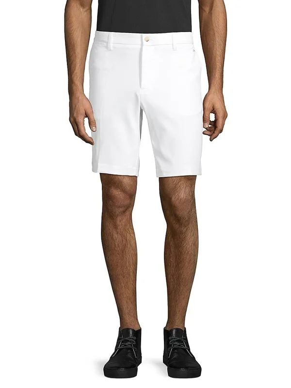 J. Lindeberg Eloy Micro Stretch Flat Front Shorts - Black - Size: 30W
