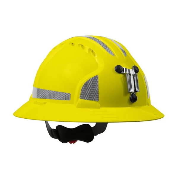 PIP 280-EV6161MCR2-60 Evolution Deluxe 6161 Full Brim Mining Hard Hat with HDPE Shell - 6-Point Polye