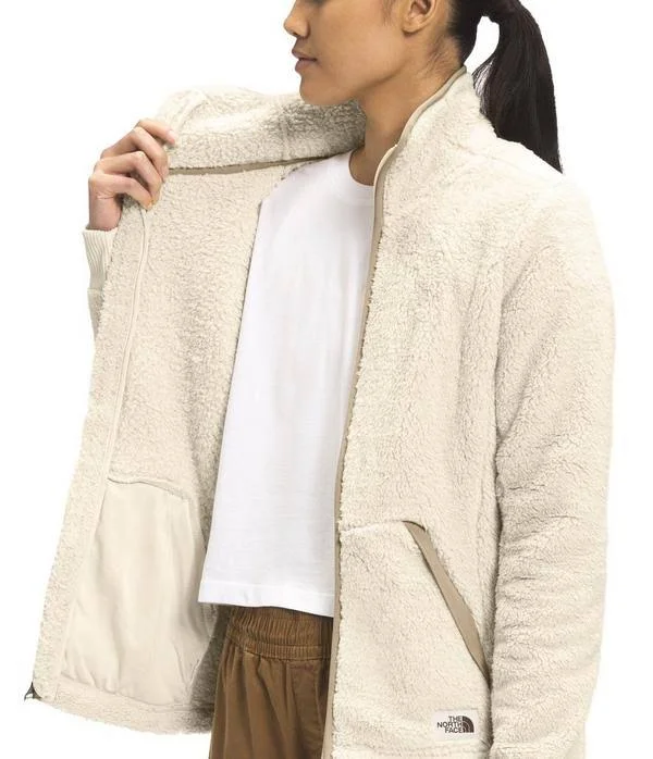 The North Face Women's Campshire Full Zip Jacket - XXL - Bleached Sand, Hawthorne Khaki