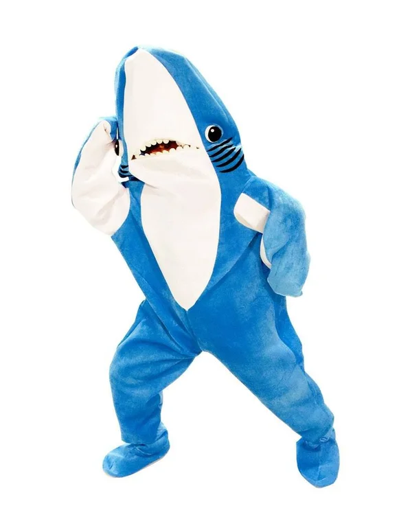 Katy Perry Left Shark Teen Costume, Kids Unisex, Size: One size, White