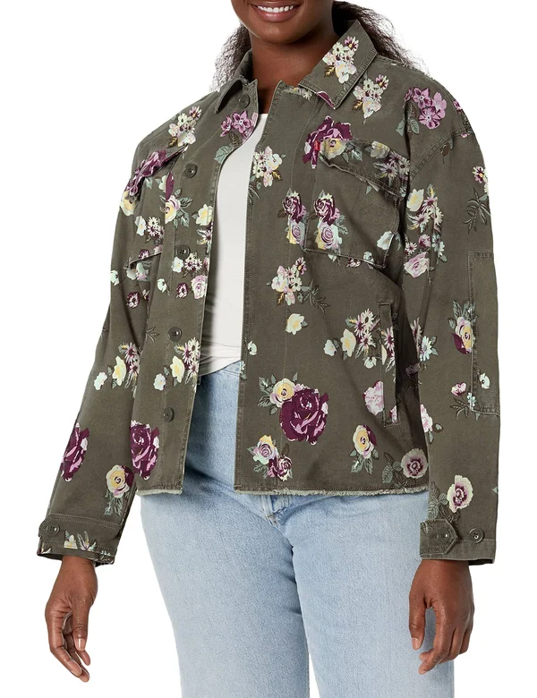 Levi&s Cotton Print Jacket - Floral Print M