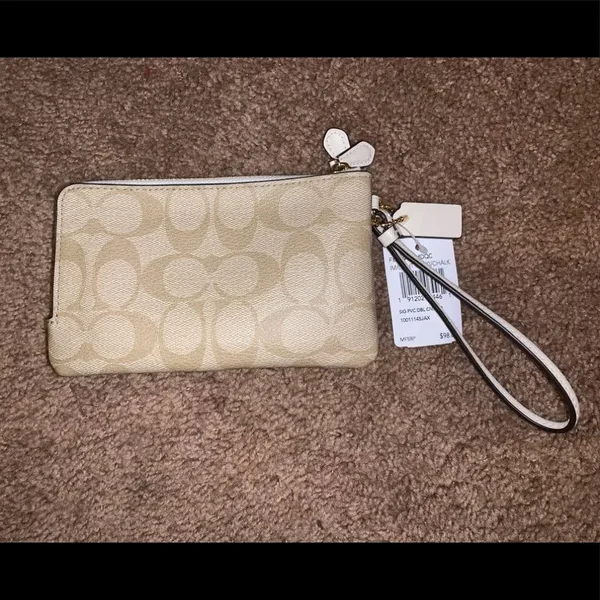 Coach Double Corner Zip Wristlet F87591-IMDQC