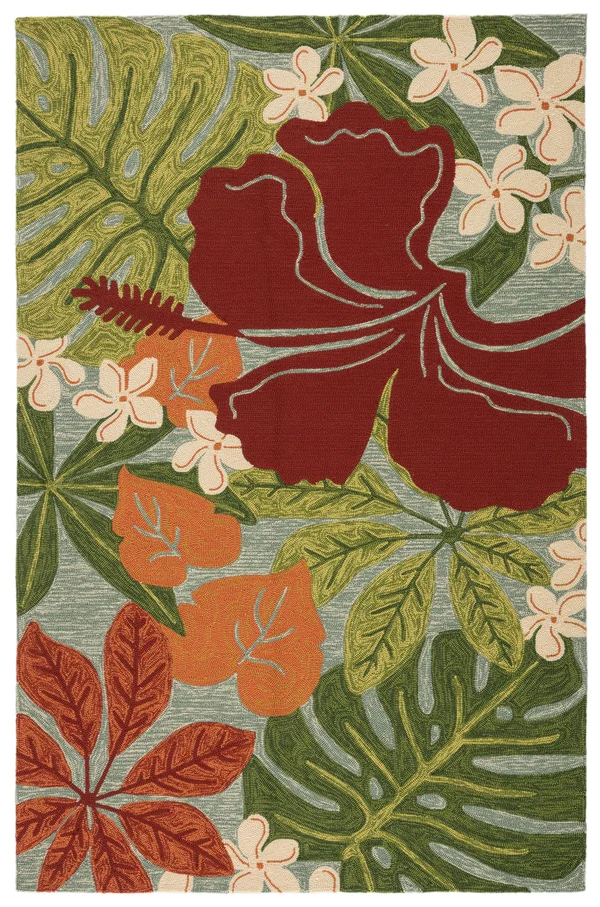 Jaipur Coastal Lagoon Luau Rug 2& x 3&