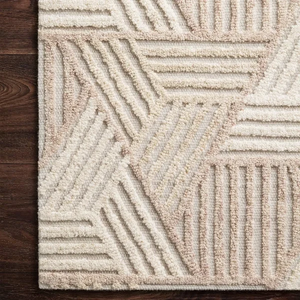 Loloi Ehren EHR-04 3&6x22 x 5&6x22 Oatmeal - Ivory Rug