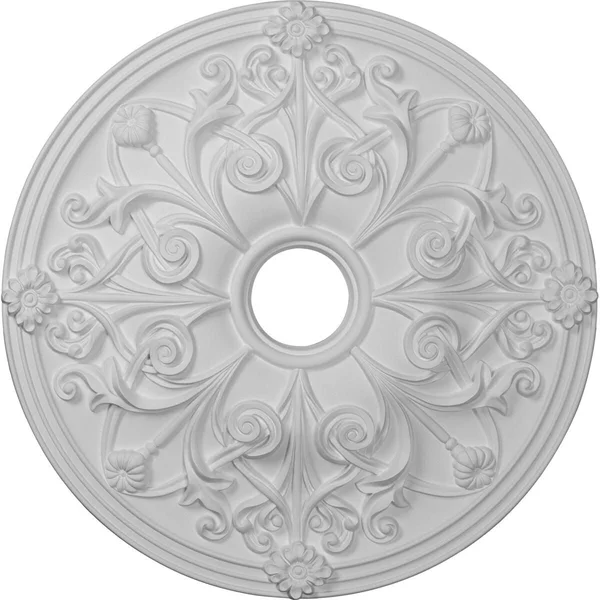 23 5/8x22OD x 3 7/8x22ID x 2 1/8x22P Jamie Ceiling Medallion (Fits Canopies Up to 3 7/8x22) - Hand-Painted Painted Turtle Crackle