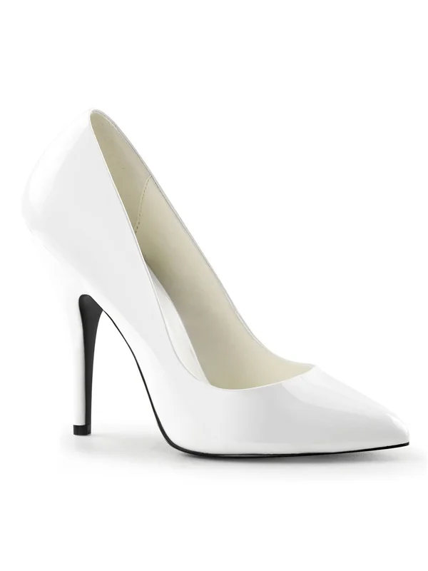 Pleaser - Seduce-420 11 - White Patent