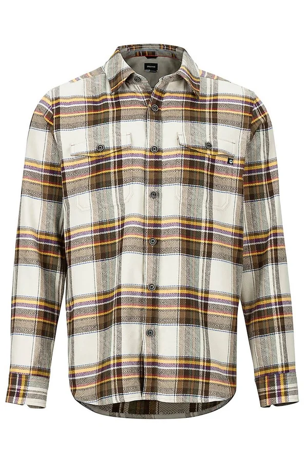 Marmot Men's Zephyr Cove Midweight Flannel LS Shirt - XL - Moonstruck