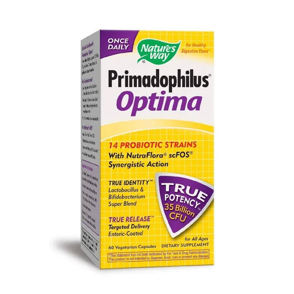 Natures Way Primadophilus Optima Capsules - vegetarian - 60 count