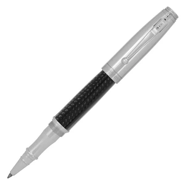 Monteverde Invincia Rollerball Pen - Chrome/ Black