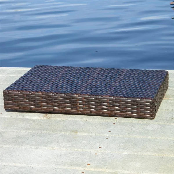 Luana Wicker 3 Piece Chaise Lounger Set Blue