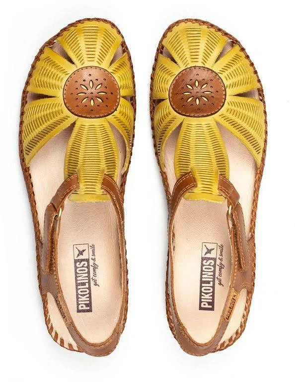 Pikolinos Women's Puerto Vallarta Closed Toe Sandal 655-0575, Size: 35, Sol Calfskin