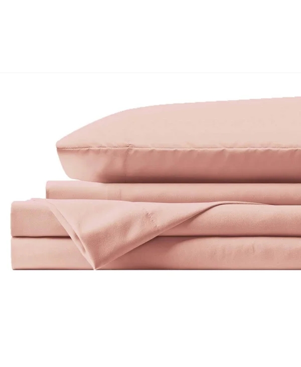 Sunham Microfiber Anti Bacterial POLYGIENE Sheet Set - White