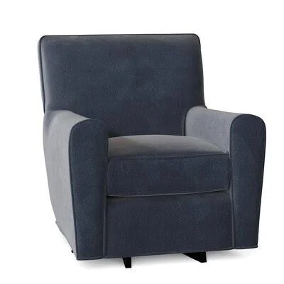 Venus 32x22 Wide Swivel Armchair Craftmaster Body Fabric: Tweetie 22 - Arm Covers: No
