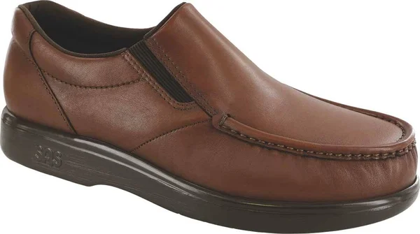 SAS Men's Side Gore Slip on Loafer - Antique Tan WW - 14.5