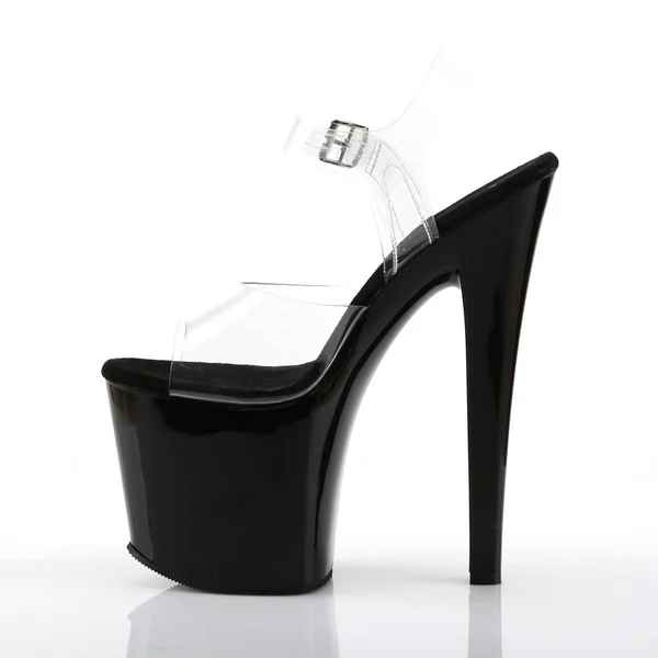 Pleaser - Taboo-708 9 - Clear/Clear