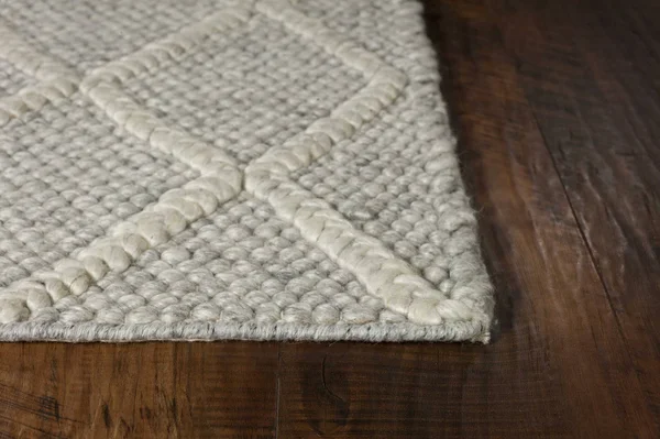 5' x 7' Wool Grey Area Rug (349794)
